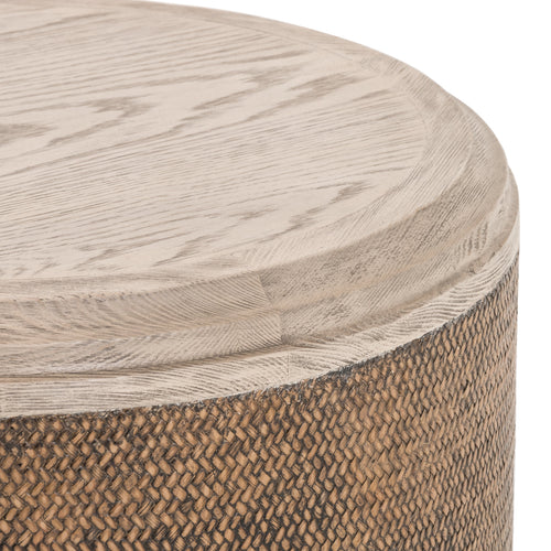 Kristen Weathered Blonde End Table | ready to ship!