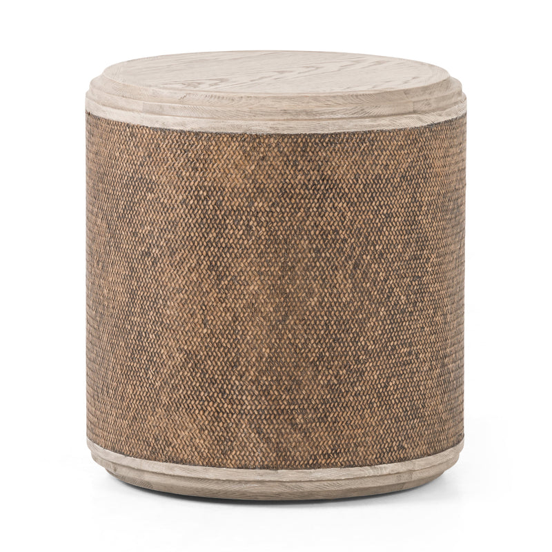 Kristen Weathered Blonde End Table | ready to ship!