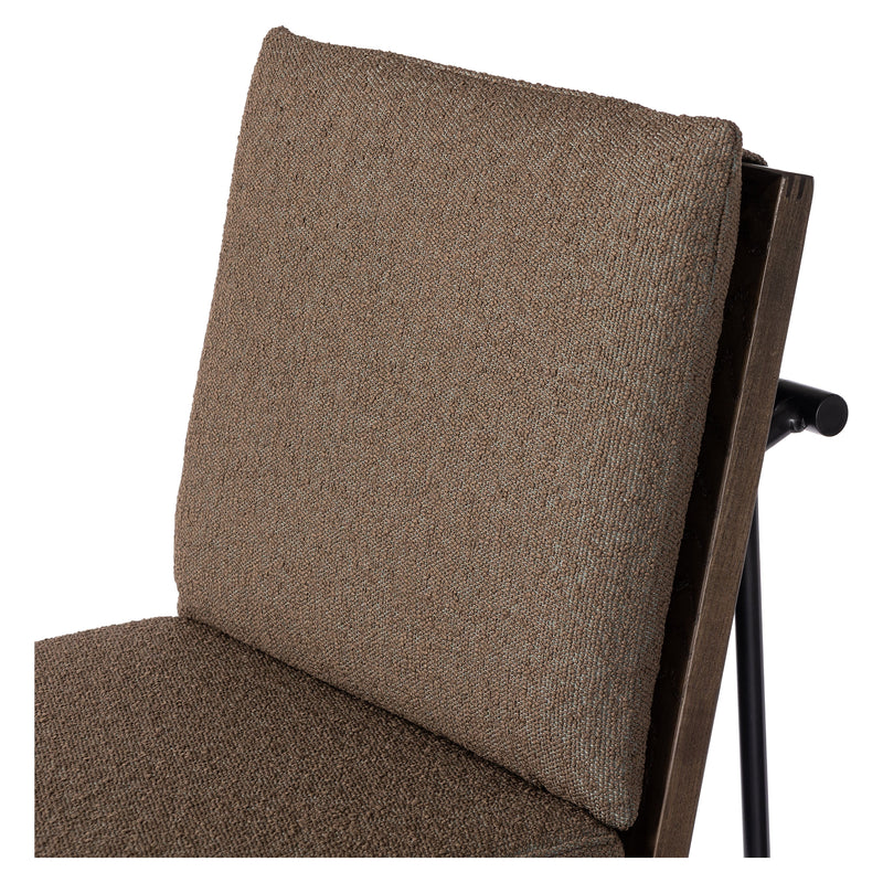 Crete Fiqa Boucle Cocoa Stool