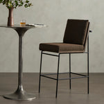 Crete Fiqa Boucle Cocoa Stool