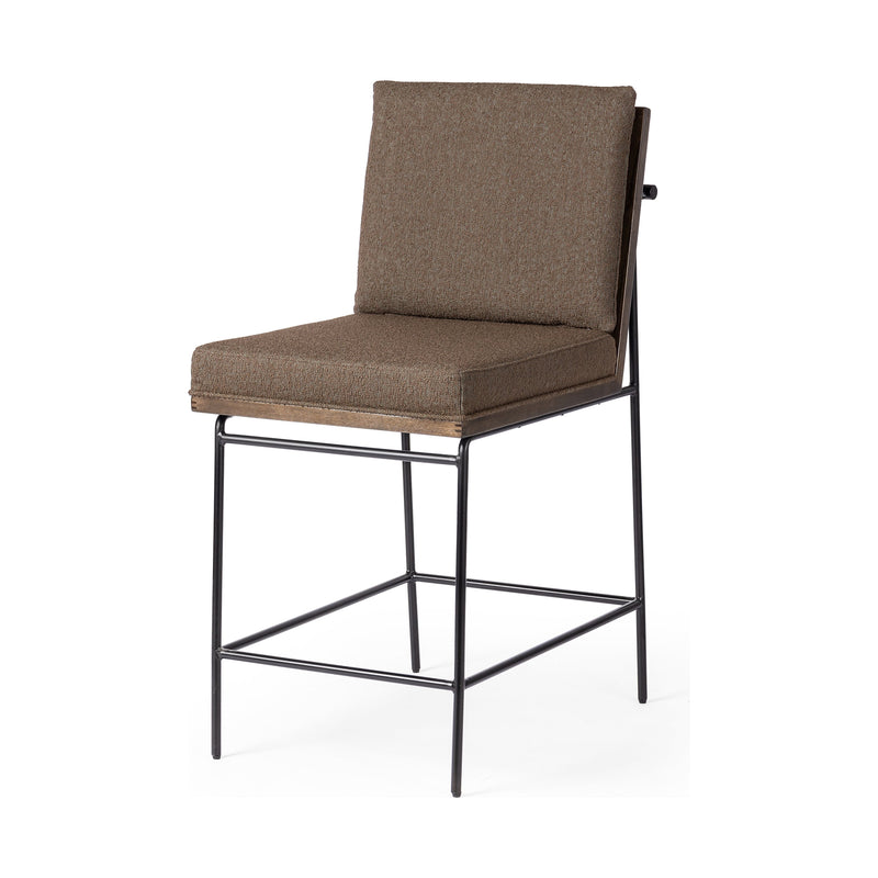 Crete Fiqa Boucle Cocoa Stool