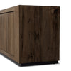 Abaso Ebony Rustic Wormwood Oak Media Console | shipping 9/29/2025