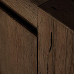Abaso Ebony Rustic Wormwood Oak Media Console | shipping 9/29/2025