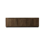 Abaso Ebony Rustic Wormwood Oak Media Console | shipping 9/29/2025