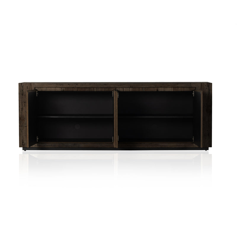 Abaso Ebony Rustic Wormwood Oak Sideboard | ready to ship!