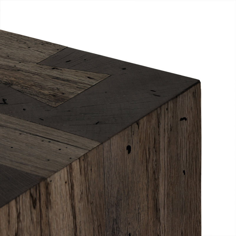 Abaso Ebony Rustic Wormwood Oak Sideboard | ready to ship!