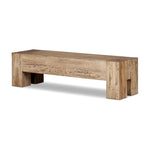 Abaso Rustic Wormwood Oak Accent Bench | shipping 9/1/2025