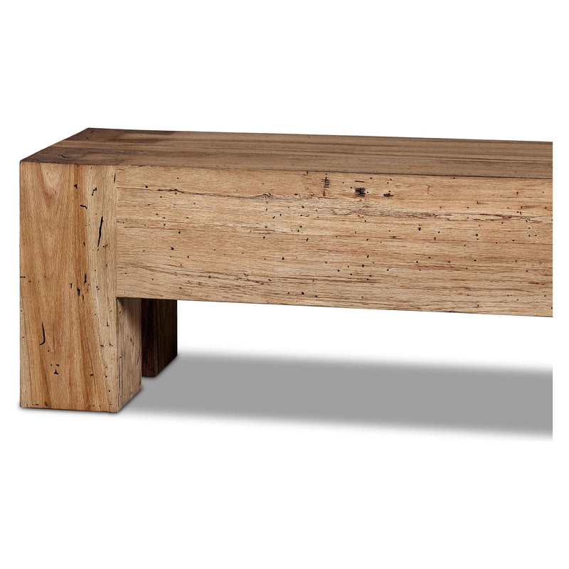 Abaso Rustic Wormwood Oak Accent Bench | shipping 9/1/2025