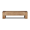 Abaso Rustic Wormwood Oak Accent Bench | shipping 9/1/2025