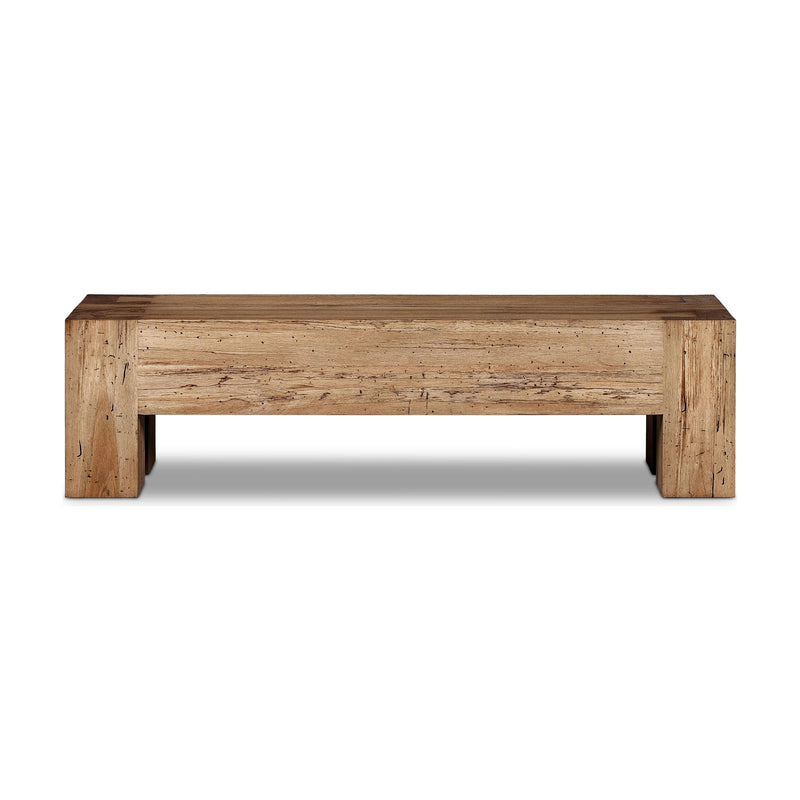 Abaso Rustic Wormwood Oak Accent Bench | shipping 9/1/2025