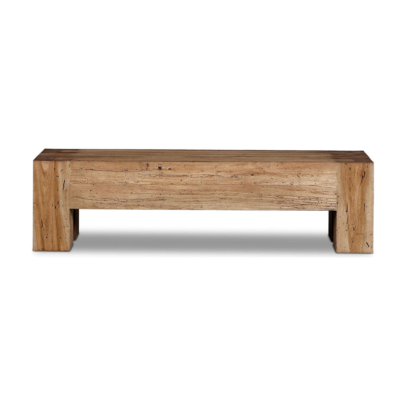 Abaso Rustic Wormwood Oak Accent Bench | shipping 9/1/2025