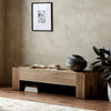 Abaso Rustic Wormwood Oak Accent Bench | shipping 9/1/2025