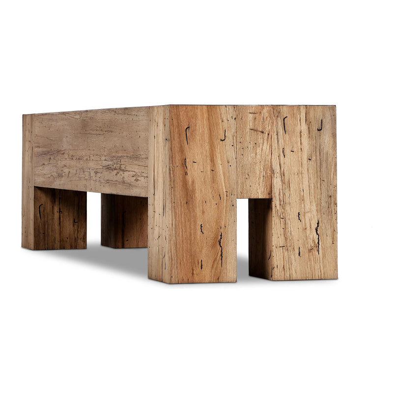 Abaso Rustic Wormwood Oak Accent Bench | shipping 9/1/2025