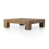 Abaso Rustic Wormwood Oak Coffee Table | ready to ship!
