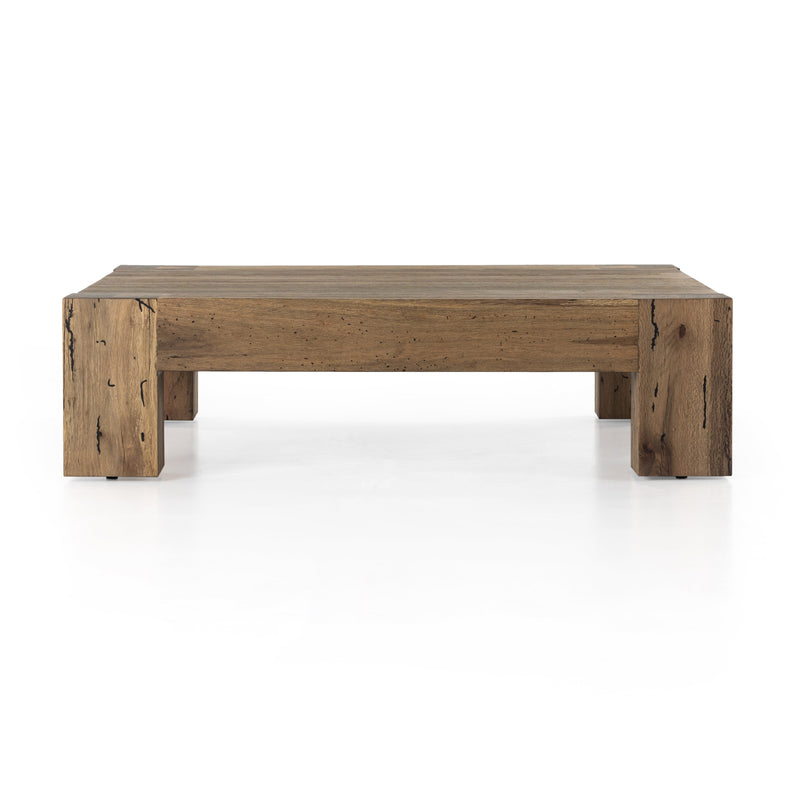 Abaso Rustic Wormwood Oak Coffee Table | ready to ship!