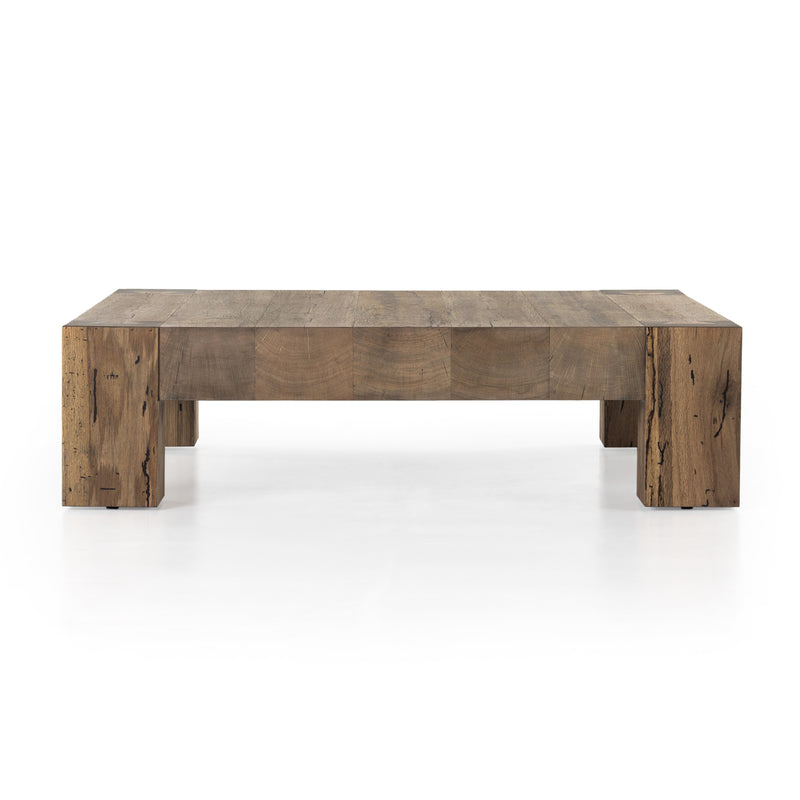 Abaso Rustic Wormwood Oak Coffee Table | ready to ship!