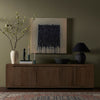 Abaso Rustic Wormwood Oak Media Console | ready to ship!