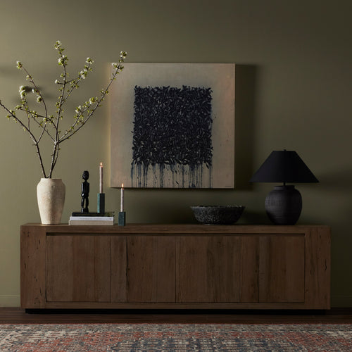 Abaso Rustic Wormwood Oak Media Console | ready to ship!