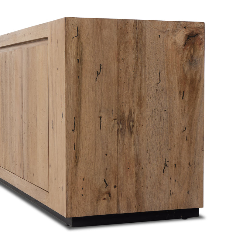 Abaso Rustic Wormwood Oak Media Console | ready to ship!