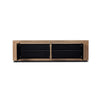 Abaso Rustic Wormwood Oak Media Console | ready to ship!