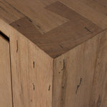 Abaso Rustic Wormwood Oak Media Console | ready to ship!