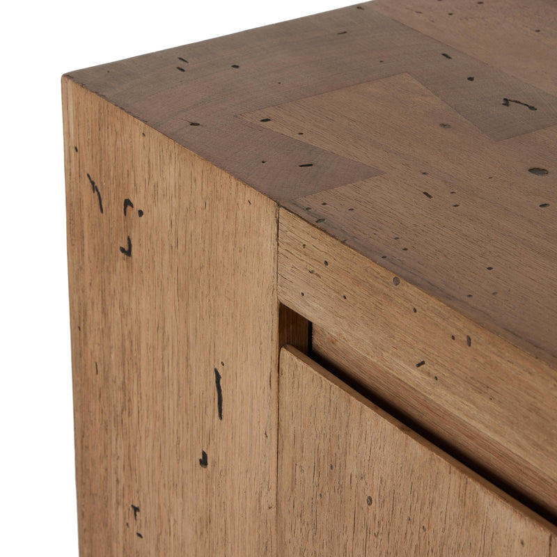 Abaso Rustic Wormwood Oak Media Console | ready to ship!