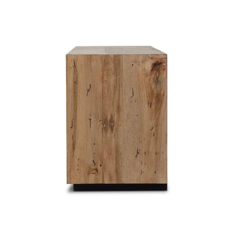 Abaso Rustic Wormwood Oak Media Console | ready to ship!