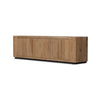 Abaso Rustic Wormwood Oak Media Console | ready to ship!