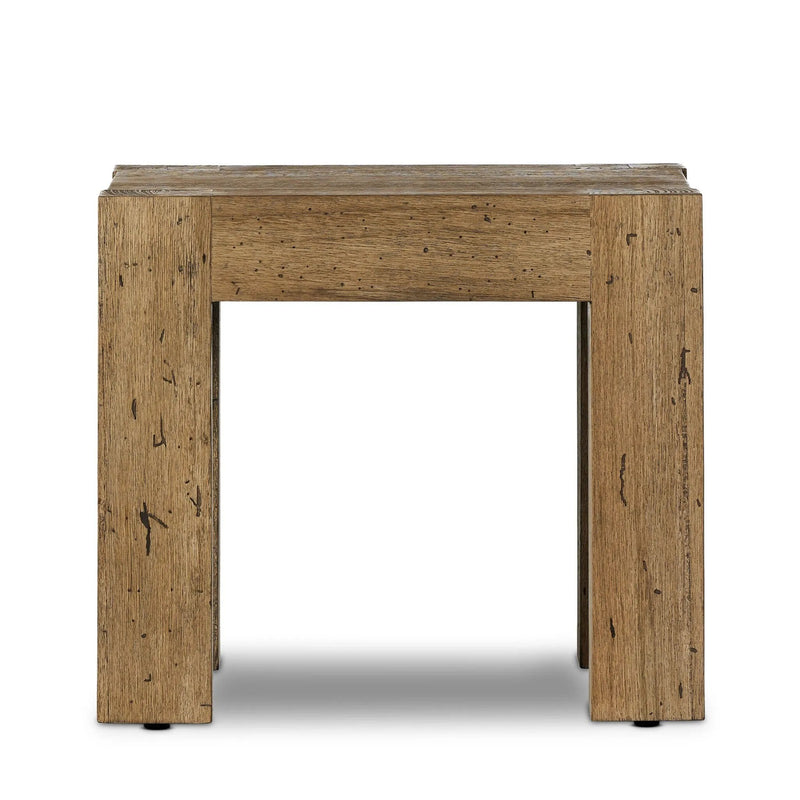 Abaso Rustic Wormwood Oak  End Table | shipping 7/7/2025