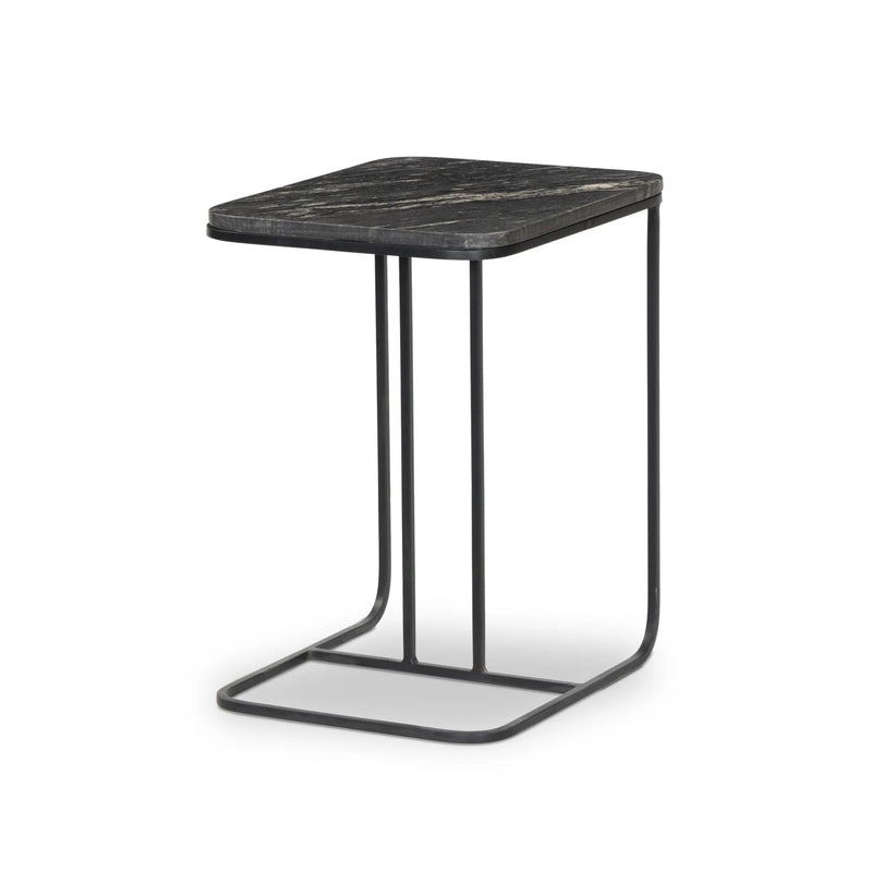 Adalley Polished Black Marble C Table | shipping 6/25/2025