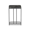 Adalley Polished Black Marble C Table | shipping 6/25/2025