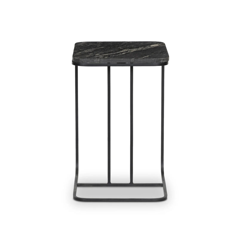 Adalley Polished Black Marble C Table | shipping 6/25/2025