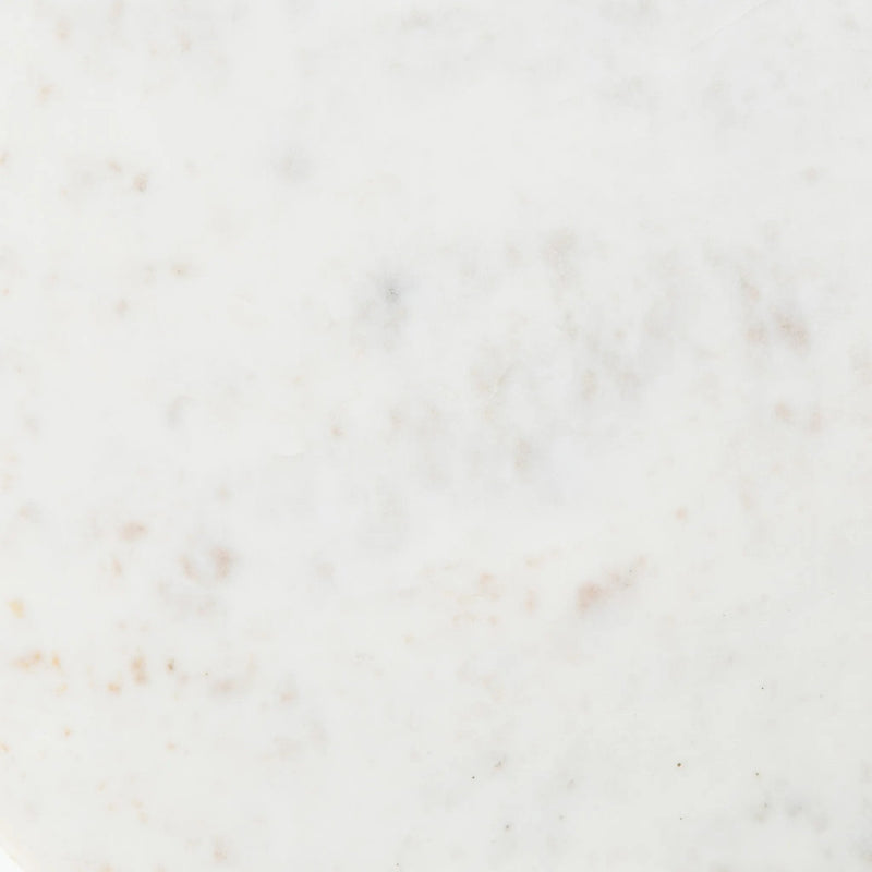 Adalley Polished White Marble C Table | ready to ship!