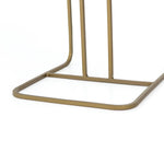 Adalley Polished White Marble C Table | ready to ship!