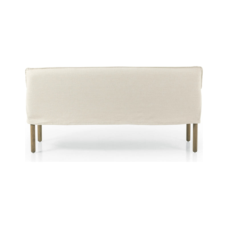 Addington Brussels Natural Slipcover Bench | shipping 5/30/2025