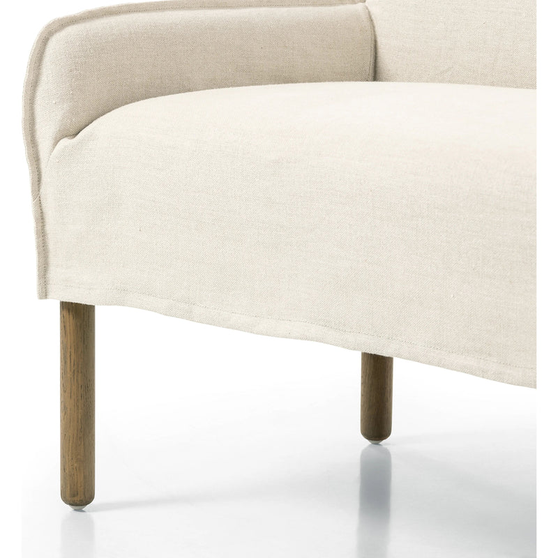 Addington Brussels Natural Slipcover Bench | shipping 5/30/2025