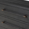Adolfo Modern Black Ash 6 Drawer Dresser | shipping 7/7/2025
