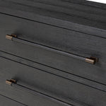 Adolfo Modern Black Ash 6 Drawer Dresser | shipping 7/7/2025