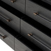 Adolfo Modern Black Ash 6 Drawer Dresser | shipping 7/7/2025