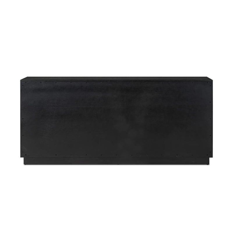 Adolfo Modern Black Ash 6 Drawer Dresser | shipping 7/7/2025