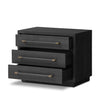 Adolfo Modern Black Ash Nightstand | shipping 7/30/2025