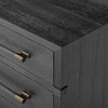 Adolfo Modern Black Ash Nightstand | shipping 7/30/2025