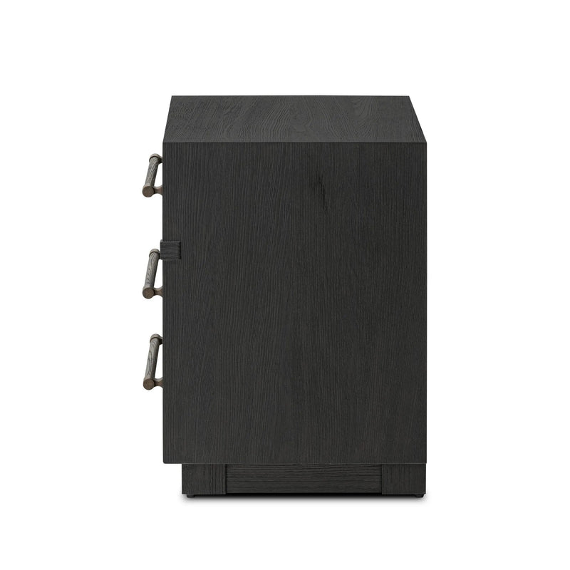 Adolfo Modern Black Ash Nightstand | shipping 7/30/2025