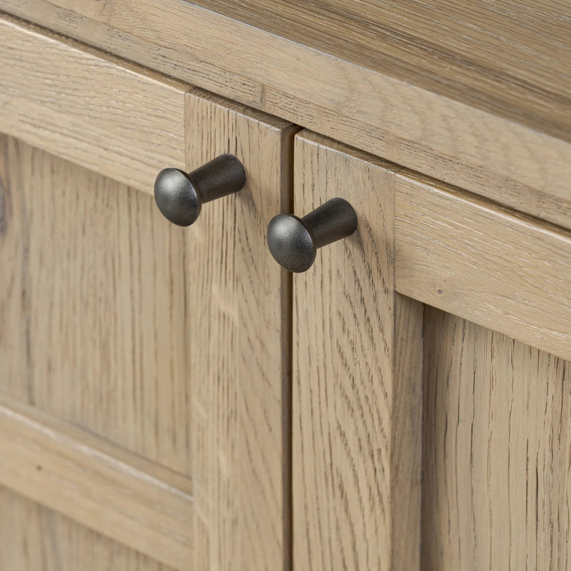 Alessio Aged Natural Oak Veneer Sideboard | shipping 5/27/2025