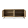 Alessio Aged Natural Oak Veneer Sideboard | shipping 5/27/2025