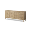 Alessio Aged Natural Oak Veneer Sideboard | shipping 5/27/2025