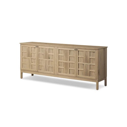 Alessio Aged Natural Oak Veneer Sideboard | shipping 5/27/2025