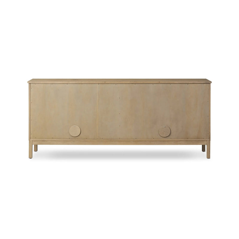 Alessio Aged Natural Oak Veneer Sideboard | shipping 5/27/2025