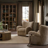 Amelie Beige Shearling Chair | shipping 11/20/2025