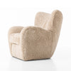 Amelie Beige Shearling Chair | shipping 11/20/2025
